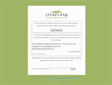Tablet Screenshot of itzaflash.com